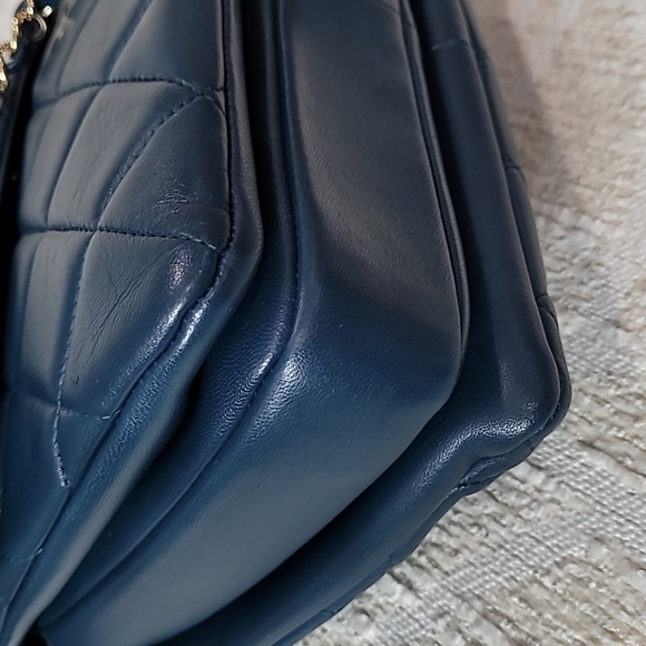 Chanel  Trendy CC Medium  Navy  Quilted Shoulder Bag - Picture 6 of 15